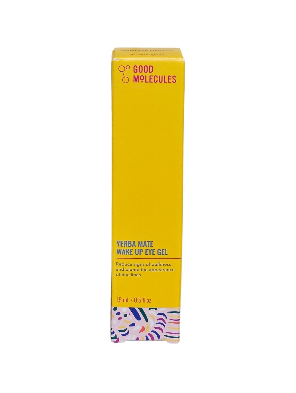 Good Molecules Yerba Mate Wake Up Eye Gel 0.5 fl oz Reduce Puffiness Fine Lines